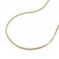 Preview: Halskette 0,7mm Schlange 5-kant 14Kt GOLD