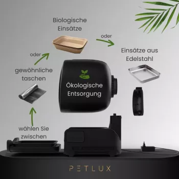 Petlux V3 Automatische Katzentoilette Schwarz