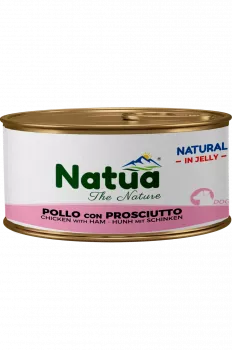 Natua jelly dog Hühnchen mit Schinken 85g