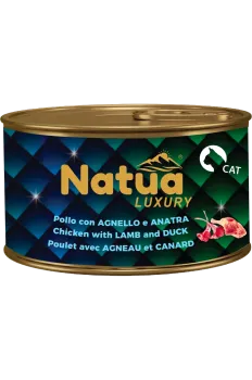 Natua Gelee Katzenfutter Hühnchen mit Lamm und Ente  85 g
