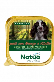Natua Dog Country Rind Kalb 300 g