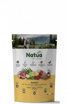 Natua Trockenfutter Kätzchen (Kitten) Rind  350g
