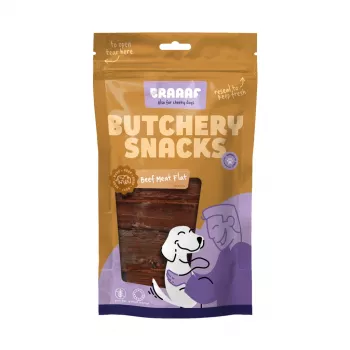 Braaaf Butchery Snacks Dörrfleisch Flach 125 g