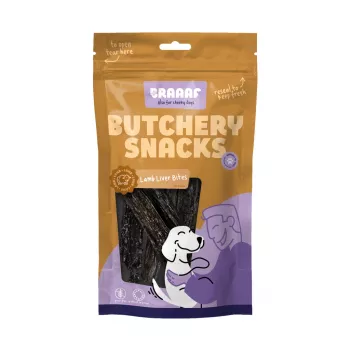 Braaaf Butchery Snacks Lammleber-Häppchen 120 g