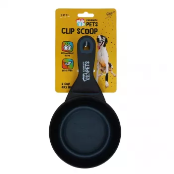 Excellent Pets Fütterschaufel mit Verriegelungsclip 2 cup