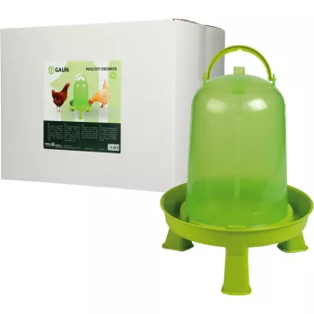 Gaun Geflügel Tränke mit Ständer Limonengrün 10 l
