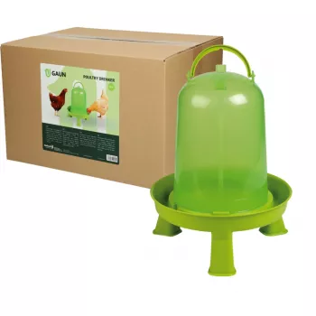 Gaun Geflügel Tränke mit Ständer Limonengrün 8 l