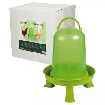 Gaun Geflügel Tränke mit Ständer Limonengrün 5 l