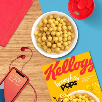 Preview: Kellogg's Honey Bsss Pops - 400g