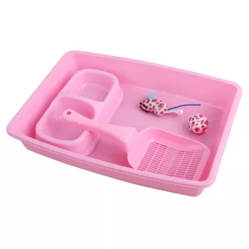Pawise Kitten Starter Set Rosa