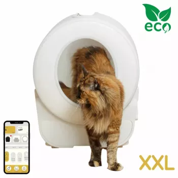Preview: Petlux V3 Automatische Katzentoilette weiß