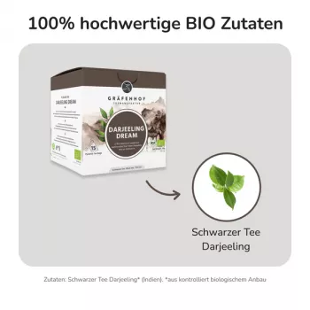 Preview: Darjeeling Dream Tee, 15 Pyramidenbeutel