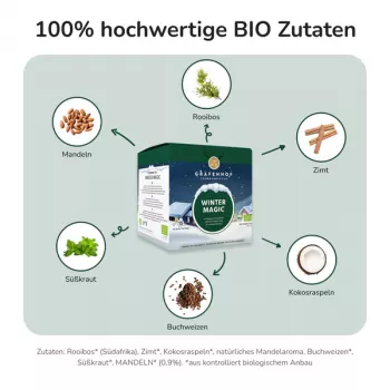 Preview: Winter Magic Tee, 15 Pyramidenbeutel