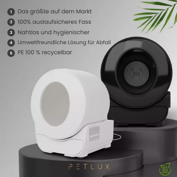 Petlux V3 Automatische Katzentoilette Schwarz