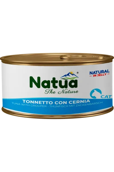 Natua Gelee Thunfisch mit Zackenbarsch 85 g