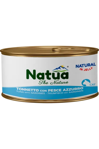 Natua Gelee Thunfisch mit Sardinen 85 g