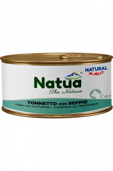 Natua Gelee Thunfisch mit Tintenfisch Seppie 85 g
