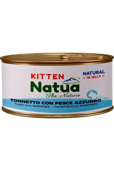 Natua Gelee Thunfisch mit Sardinen 85 g