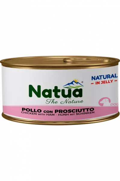 Natua jelly dog Hühnchen mit Schinken 85g