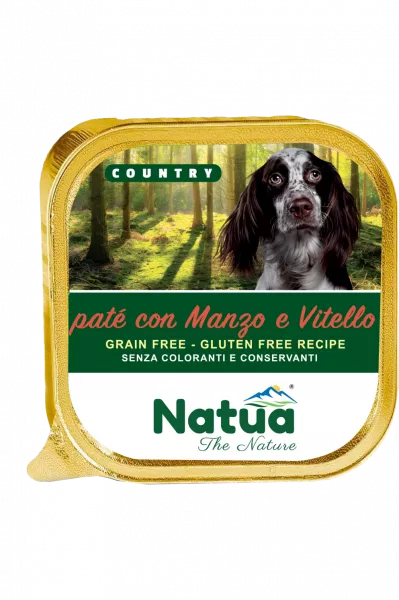 Natua Dog Country Rind Kalb 300 g