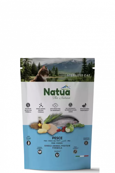 Natua Trockenfutter Katze Kastriert Fisch  350 g