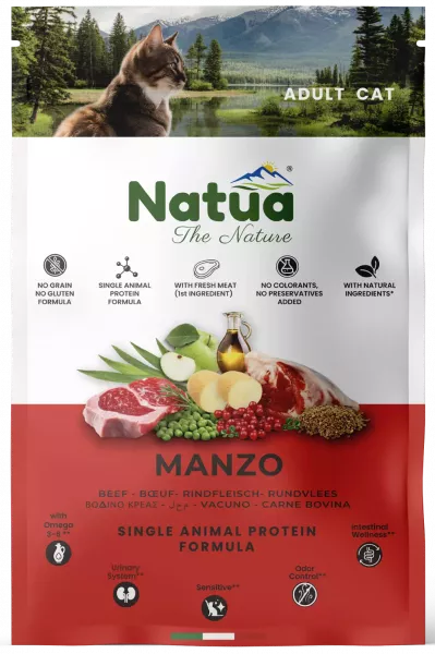 Natua Trockenfutter Katze (Adult) Rind  1500g