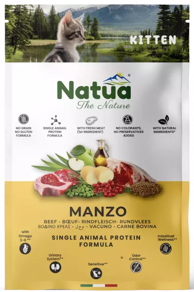 Natua Trockenfutter Kätzchen Rind  1500 g