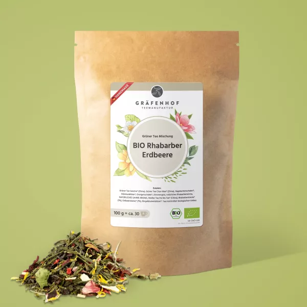 BIO Rhabarber Erdbeere 100g