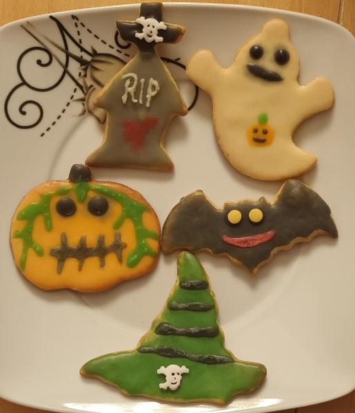 Halloweengebäck frisch und Handgemacht
