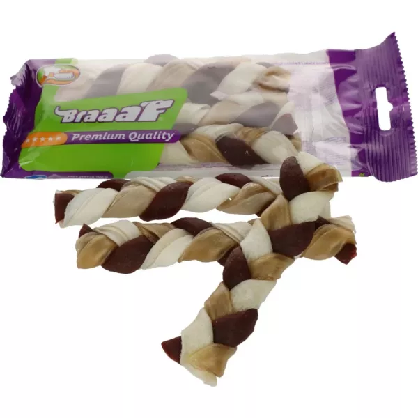 Braaaf Twister Braids (3-pack) - 12 cm