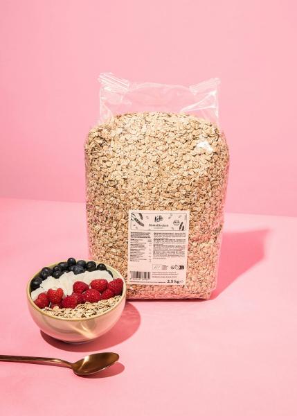 Bio Dinkelflocken Großblatt 2,5 kg