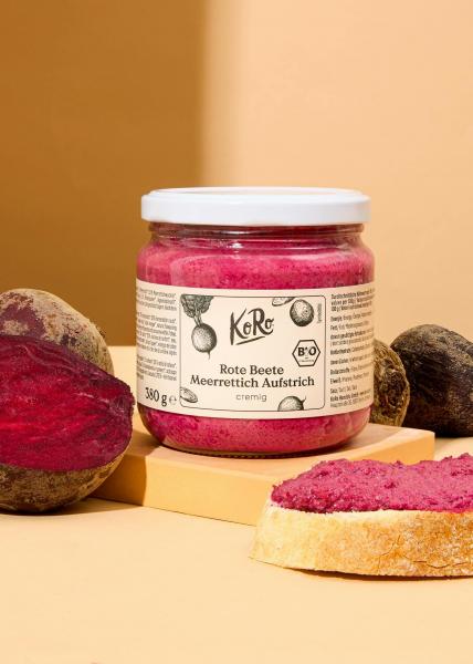 Bio Rote Bete Meerrettich Aufstrich 380 g