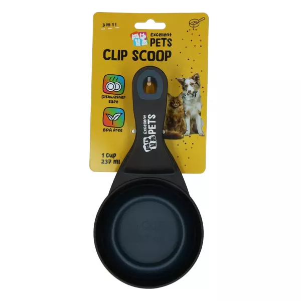 Excellent Pets Fütterschaufel mit Verriegelungsclip 1 cup