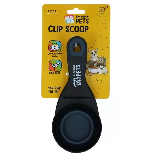 Excellent Pets Fütterschaufel mit Verriegelungsclip 0,5 cup