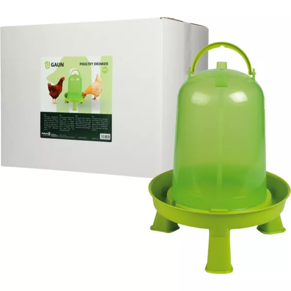 Gaun Geflügel Tränke mit Ständer Limonengrün 10 l