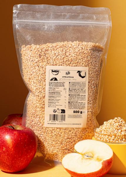 Gefriergetrocknete Apfelstücke 500 g