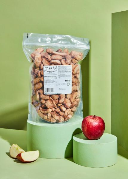 Gepuffter Bio Apfel 500 g
