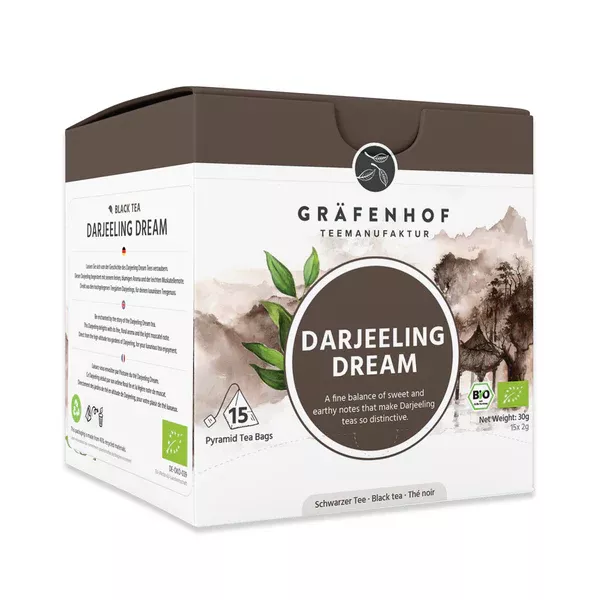 Darjeeling Dream Tee, 15 Pyramidenbeutel