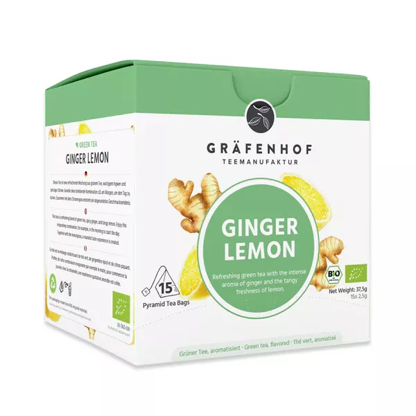 Ginger Lemon Tee, 15 Pyramidenbeutel