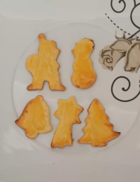 Frisches Selbstgebackenes Buttergebäck  (Weihnachten)