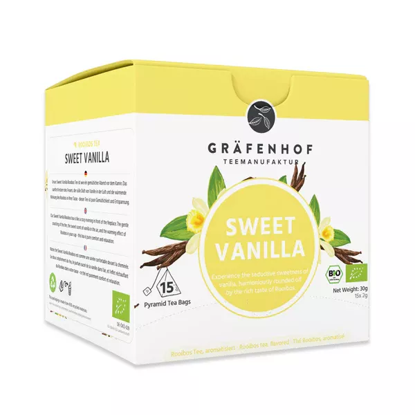 Sweet Vanilla Tee, 15 Pyramidenbeutel